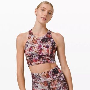 BNWT Lululemon Wunder Train Long Line Bra, size 6